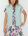 Quilted Snap Vest