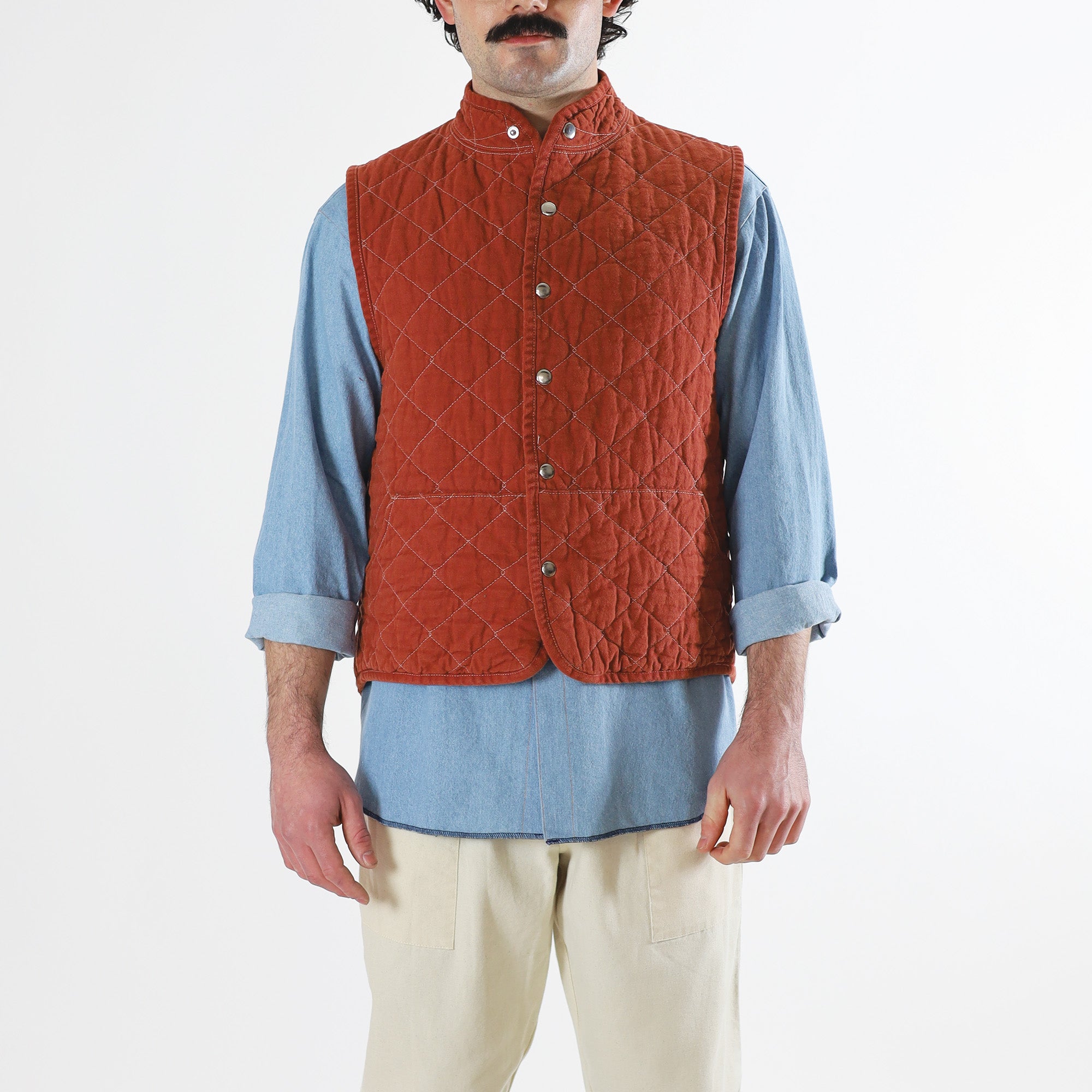 Quilted Snap Vest