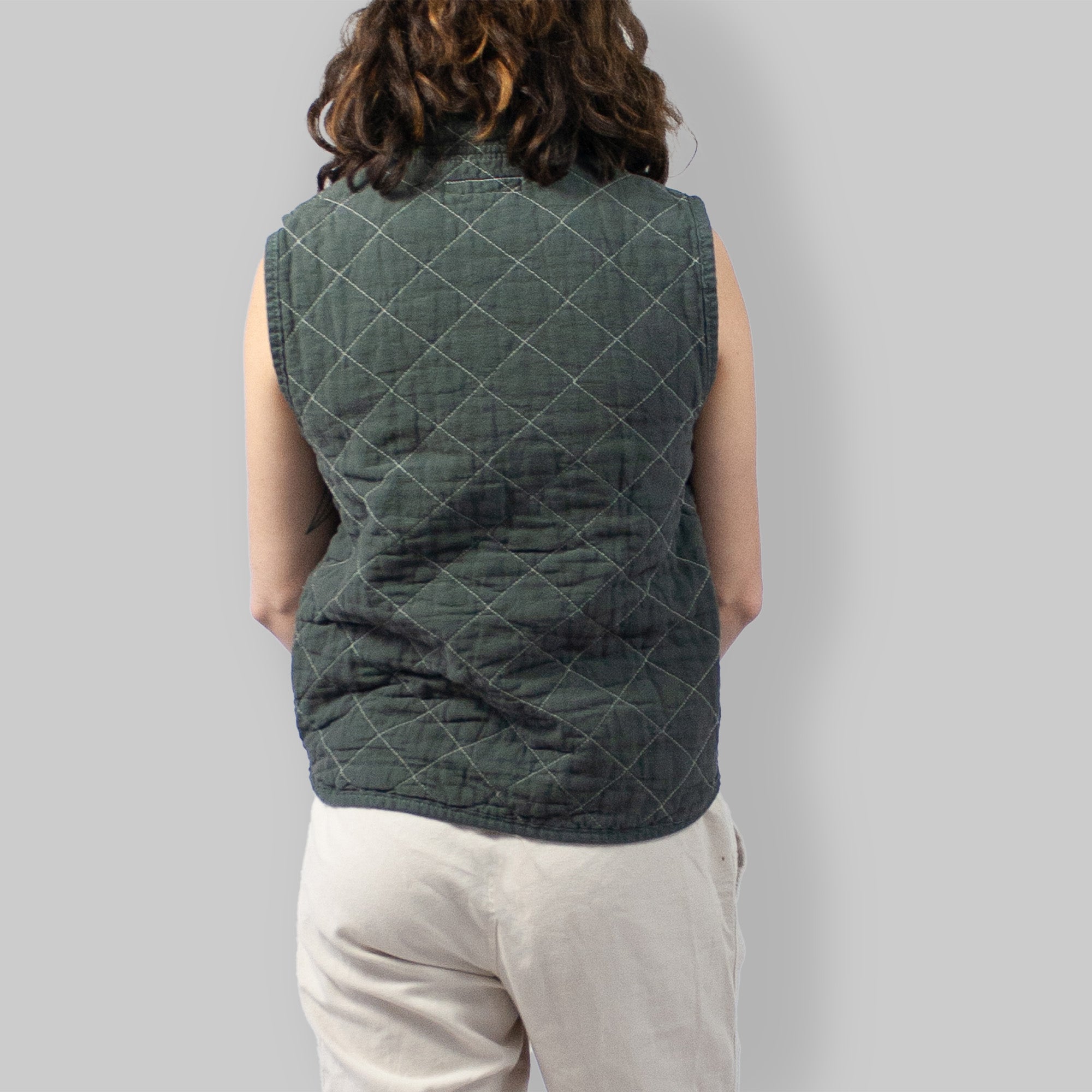 Quilted Snap Vest