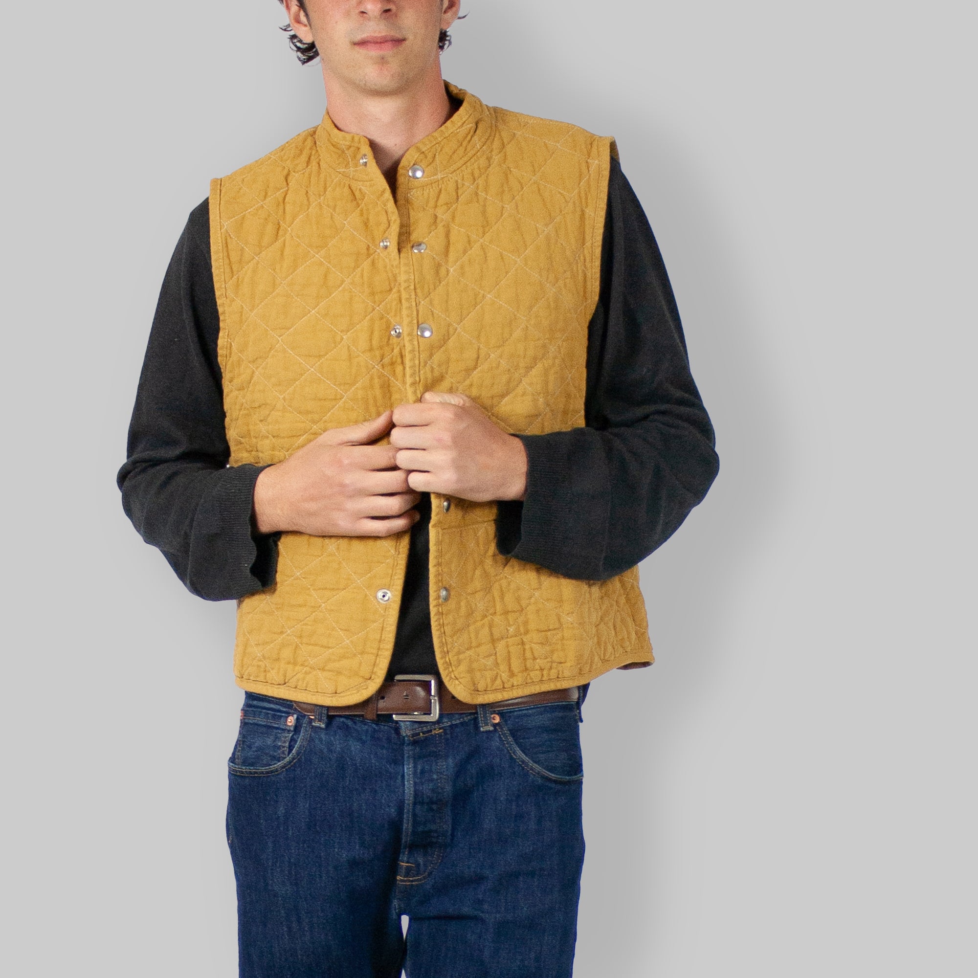 Quilted Snap Vest