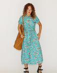 Round Collar Shirt Dress