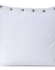 White Large Euro Quilted Sham Cover