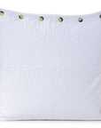 White Large Euro Quilted Sham Cover