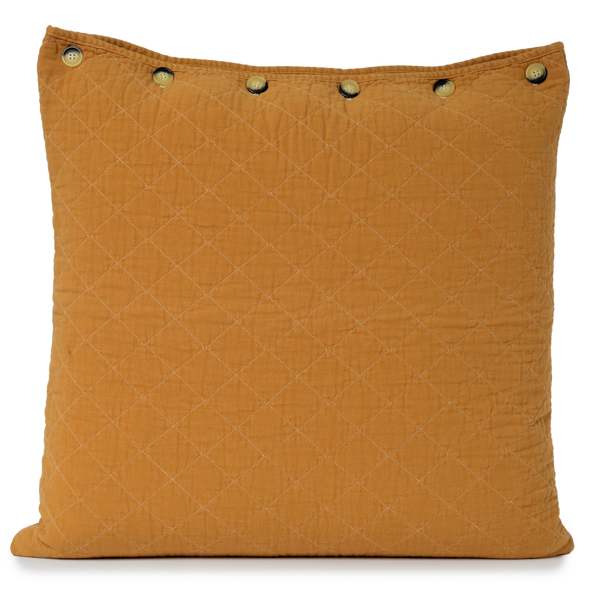 Honey Euro Quilted Pillow Sham