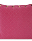 Fuchsia Pink Quilted Pillow Sham Cover