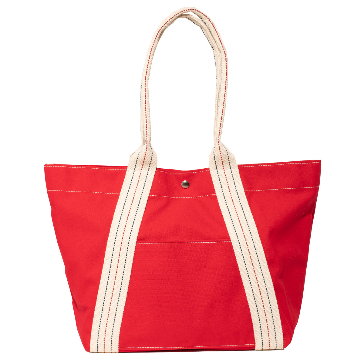 Red-Stripe-Snap-Button-Closure