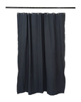 Utility Canvas Charcoal Washable Shower Curtain