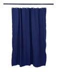 Utility Canvas Indigo Washable Shower Curtain
