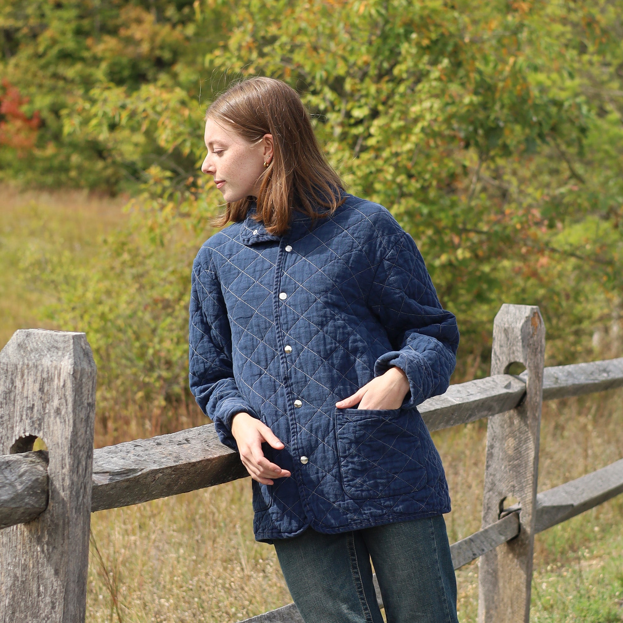 Quilted Snap Jacket