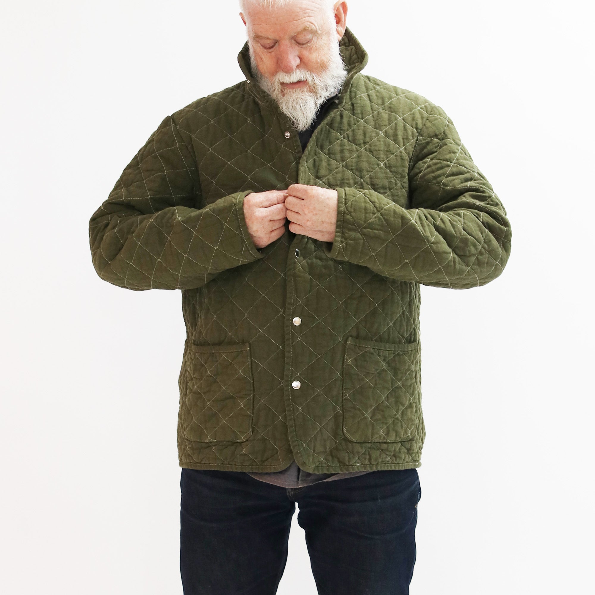 Utility Canvas キルティングベスト S Quilted Snap Vest – Utility Canvas