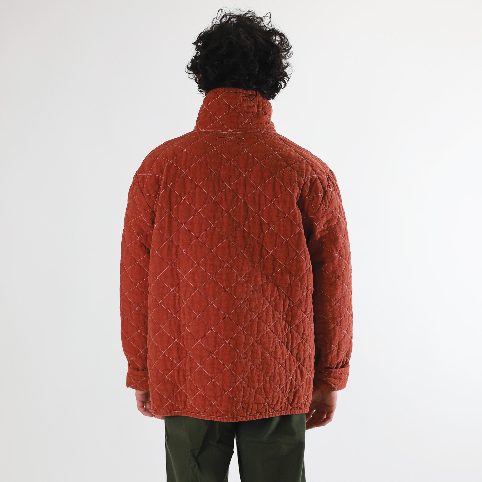 Quilted Snap Jacket – Utility Canvas