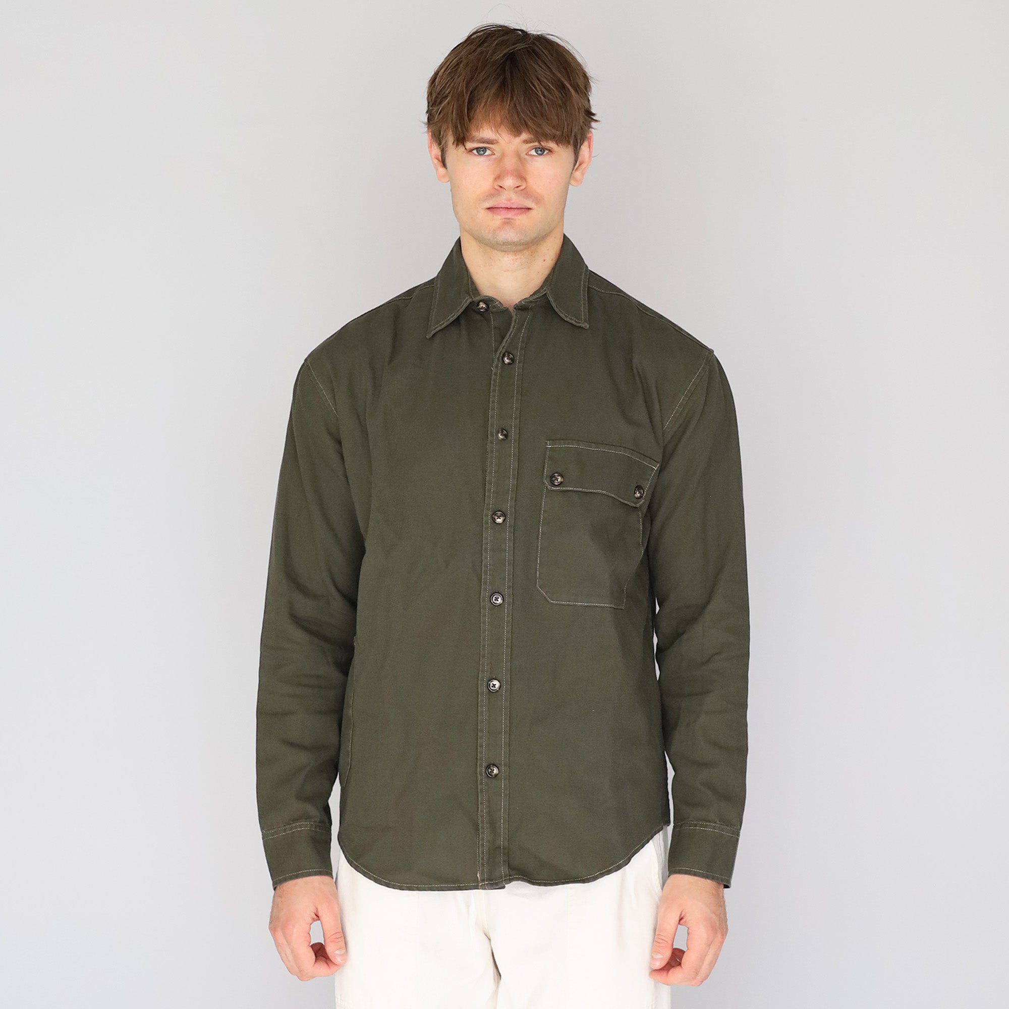 Double Pocket Work Shirt – Utility Canvas