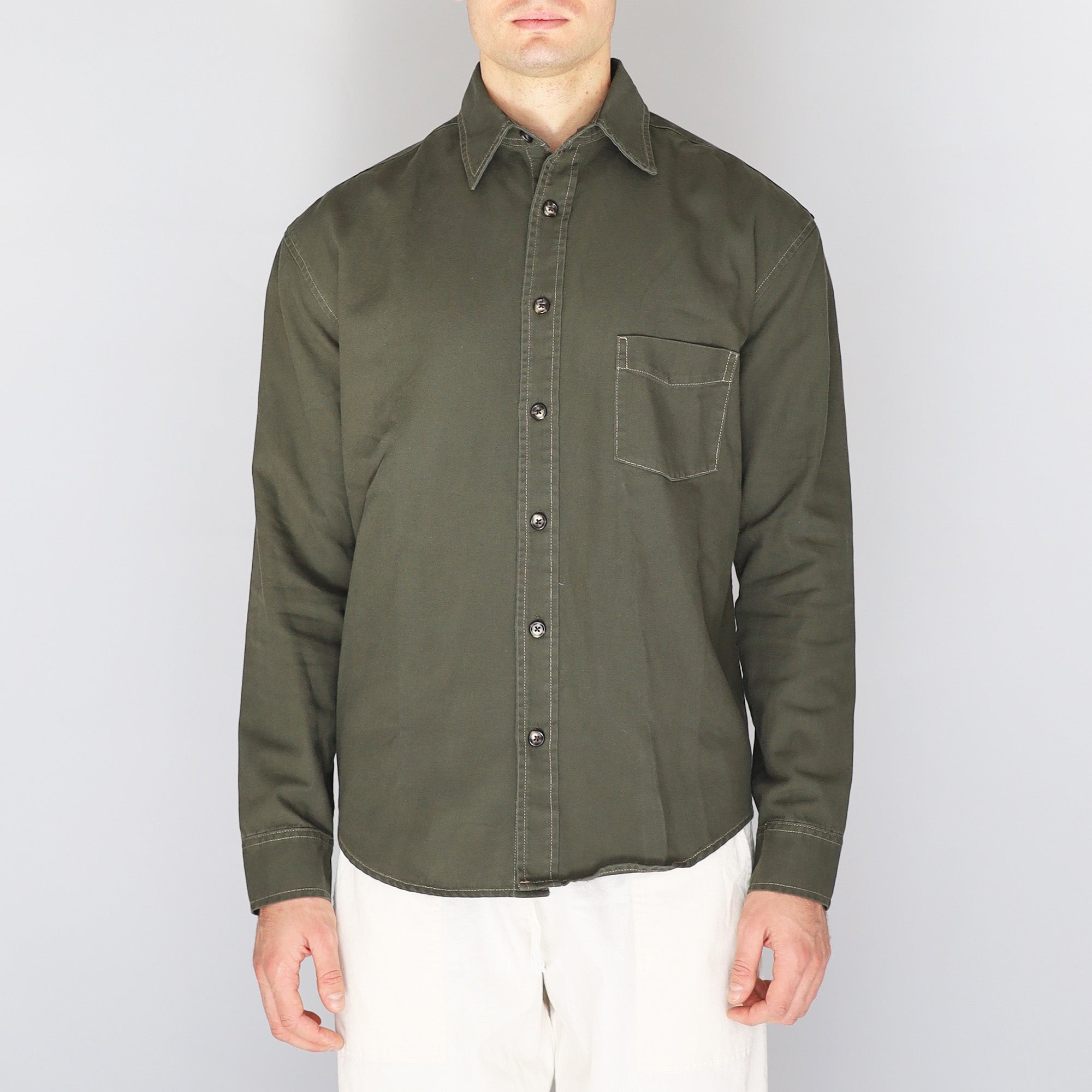 トップス atlast butcherproducts UTILITY SHIRT 36 Men's Work Shirt – Utility Canvas