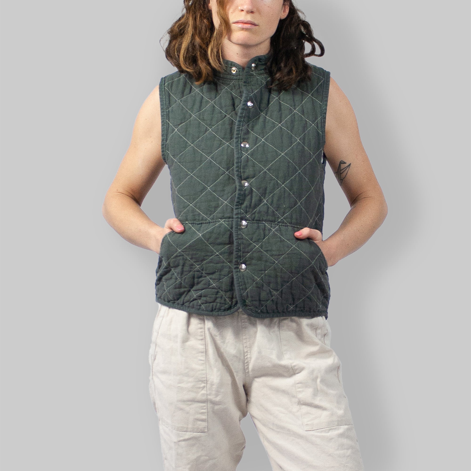 Quilted Snap Vest