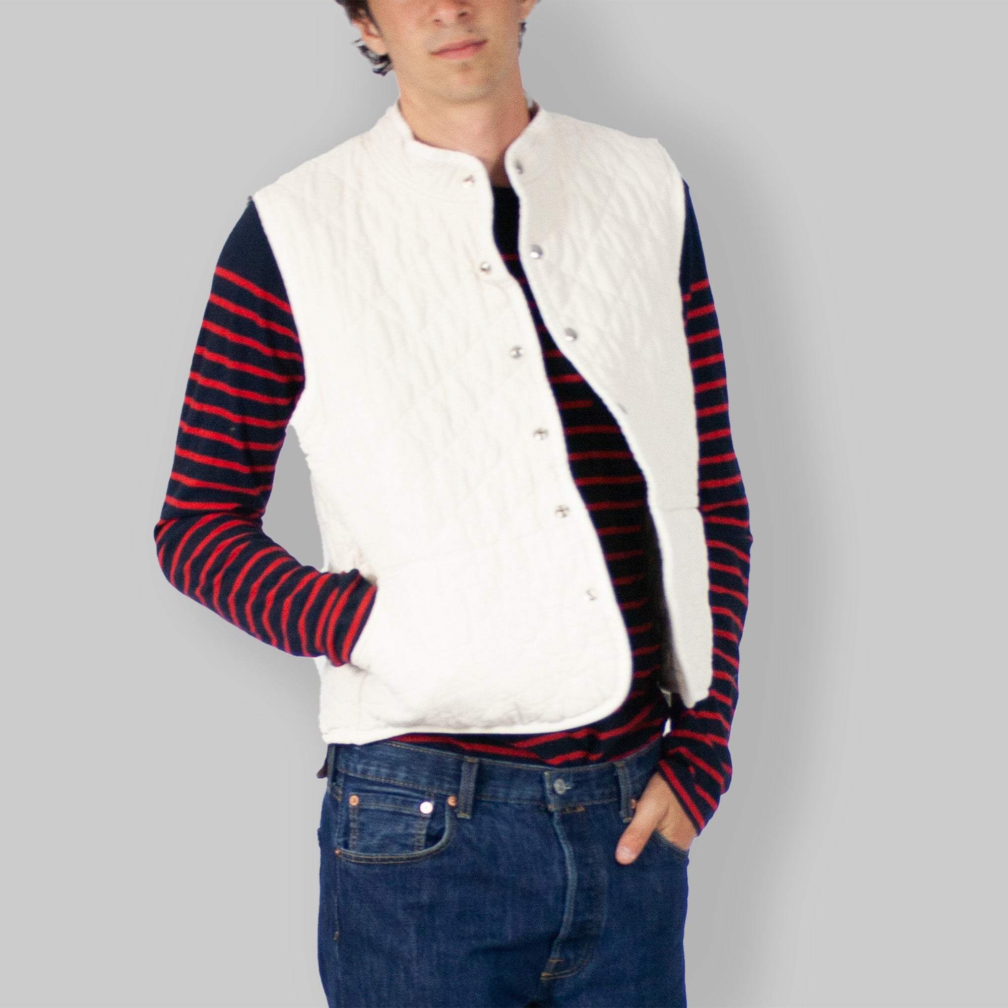 Quilted Snap Vest