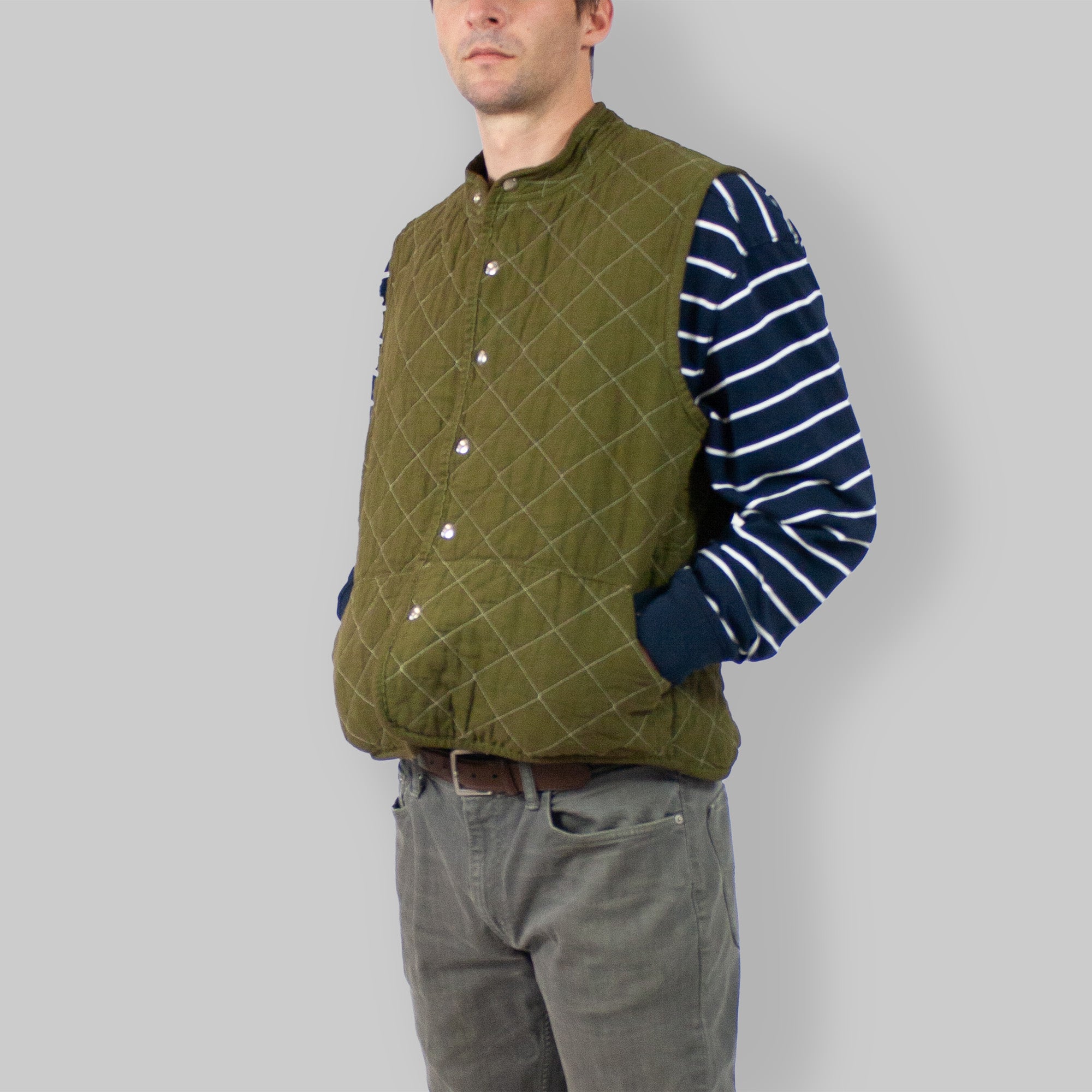 Quilted Snap Vest