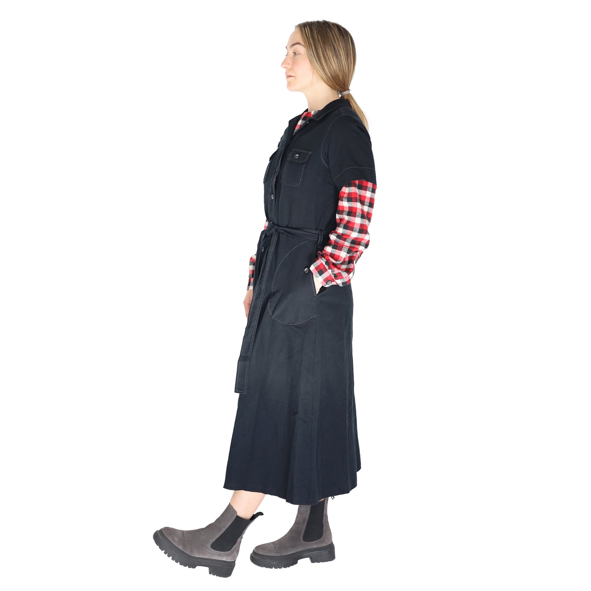 Patch Pocket Shirt Dress