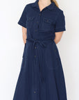 Patch Pocket Shirt Dress