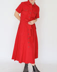 Patch Pocket Shirt Dress