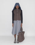 Quilted Snap Hood
